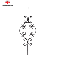 Pendentifs forgés en fer forgé, chemin de bleu, fenêtre, grille, design d'escalier broche, 10 pièces