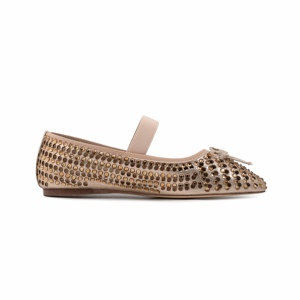 Chaussures Mary Jane pour femmes, fabriquées à la main, confortables, à bout rond, luxueuses, avec strass, nœud papillon, style doux pour filles et femmes - Product Image 2