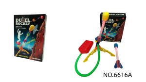 ของเล่นใหม่มาแรง <span class=keywords><strong>2021</strong></span> ของเล่นฤดูร้อน จรวดต่อสู้กลางแจ้ง ของขวัญ STEM พร้อมจรวด 6 ลูก และเครื่องยิงจรวด - Product Image 6