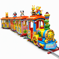 Train sur rail pour enfants, jeux et manèges d'extérieur pour centres commerciaux et parcs d'attractions, à vendre
