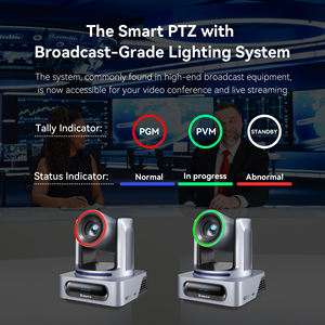 Système de diffusion en direct professionnel 4K avec caméra PTZ NDI POE 4K à zoom 12X/20X, suivi automatique IA et contrôleur joystick pour la diffusion - Product Image 6