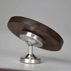 Miroir d'observation auxiliaire multidirectionnel rotatif à attraction magnétique en bois massif avec poignée pour concentrer les liquides, universel - Product Image 4