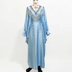 UNI New Fashion Latest Polyester Quality Shinny Lace Design front Open Islamic Abayay Abaya Designs Arabian Dress