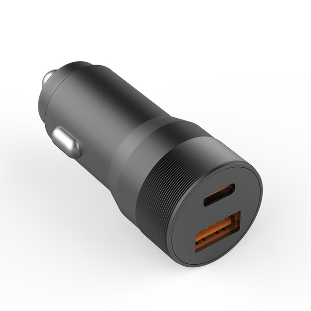 Portable Mini Super Fast Pd 90w Dual 45w Usb Type c Car Charger Adapter Mobile Phone Car Accessories
