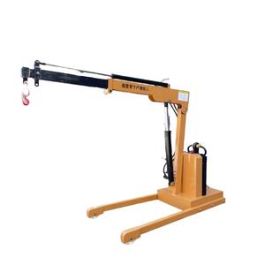 Nuova Gru Mobile Idraulica Completamente Elettrica in Acciaio, Capacità <span class=keywords><strong>2</strong></span> Tonnellate, Altezza di Sollevamento 4 Metri, Rotante, con Accessori per Carrello Elevatore Integrato - Product Image 4