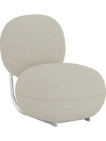Joli tissu personnalisé italien minimaliste métal simple canapé chaise créative irrégulière loisirs chaise bureau à domicile moderne chaise sièges