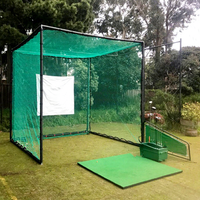 Tapis d'entraînement de golf bicolore vert pour terrain de pratique, extérieur et intérieur, simulateur de swing de golf, tapis de frappe
