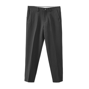Pantalon <span class=keywords><strong>chino</strong></span> personnalisé pour hommes, coupe ajustée, avec technologie en coton respirant et infroissable, tenue de travail décontractée à l'aspect professionnel - Product Image 4