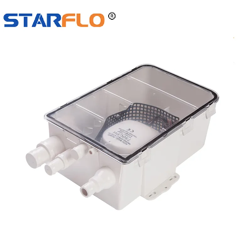 STARFFLO High Flow 12V DC Water Pump Automatic Marine Bilge Pump For Shower Drain Pump System