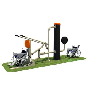 Équipement de fitness pour <span class=keywords><strong>personne</strong></span> <span class=keywords><strong>handicapée</strong></span> à double sit pour adulte dans un appareil de fitness extérieur utilisé dans un <span class=keywords><strong>parc</strong></span> public et dans la communauté - Product Image 2