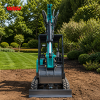 Mini-excavatrice sur chenilles tout-terrain 3,5 tonnes, moteur Kubota, norme EPA Euro 5, certifiée CE, la plus vendue, également disponible en version 2,5 tonnes pour usage agricole