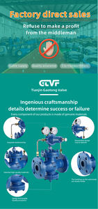 Válvula reguladora de presión de Gas con brida Manual de acero al carbono, diafragma de pistón piloto para reducción de presión Natural de nitrógeno, YK43X-40C - Product Image 5