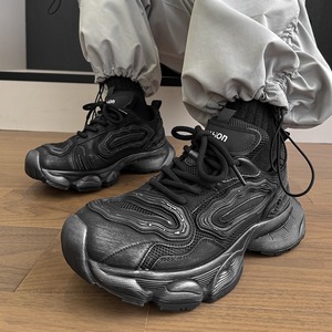 Nouvelles baskets décontractées à semelle épaisse et colorées, tendance et polyvalentes, chaussures de sport pour hommes. - Product Image 4
