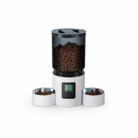 Nouveau Distributeur Intelligent pour Animaux de Compagnie 4L OEM 2026 avec Écran LCD, Contrôle par APP, Vision Nocturne, Couvercle Verrouillable, Dessiccant, Double Alimentation, Utilisation Intérieure/Voyage
