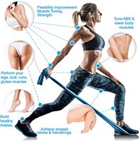 Bande de résistance élastique plate en latex pour le yoga et le fitness, logo OEM personnalisé, ensemble d'entraînement de musculation Theraband