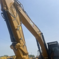 Excavatrice hydraulique CAT330GC d'occasion, faible nombre d'heures de fonctionnement, hydraulique stable pour les travaux de fondation routière