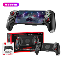 L Upgrade AB02 Stretching Games Controller BT Wireless Gamepad Double Vibration Motors Joysticks pour Android Switch IOS