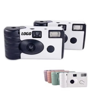 Appareil <span class=keywords><strong>photo</strong></span> jetable 35 mm personnalisé en gros, en plastique, à usage unique, avec flash, pour mariage et événements, cadeau, avec services OEM ODM, directement de l'usine - Product Image 1
