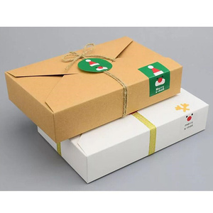 Sobre marrón kraft material de <span class=keywords><strong>la</strong></span> caja de papel sobres auto cerca de fácil de tomar caja de dulces comida boda - Product Image 2