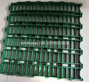 Nouveau plancher de latte en plastique de 600*600mm pour le matériel de pp de bétail d'élevage de chèvre pour le panneau à lattes de fuite de fumier de soin de moutons - Product Image 5