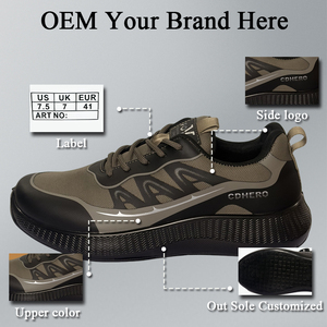 Nouvelles chaussures de course originales de marque sans logo pour hommes, super légères, avec soutien de la voûte plantaire, chaussures de sport pour la ville et le jogging - Product Image 6