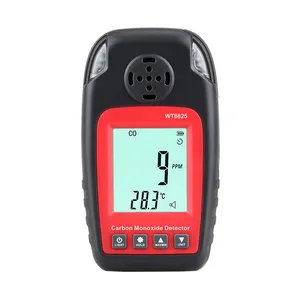 DECCA WT8825 analyseur de gaz Combustible compteur de monoxyde de carbone portable détecteur de fuite de gaz Co Portable testeur de moniteur de gaz