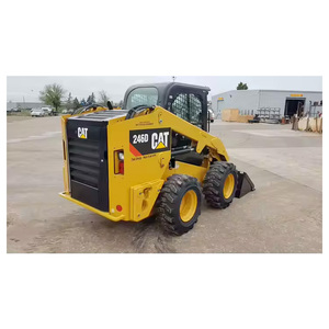 Chargeuse Cat 246C d'occasion à usage intensif Caterpillar 246D Machine de seconde main à petite roue - Product Image 2