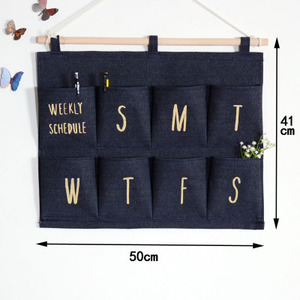 Calendriers de l'Avent vides, calendriers de Noël en lin tendance, sacs de rangement suspendus pour Noël - Product Image 5