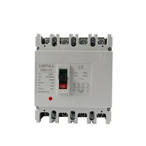 USFULL 4 pole 400A 500A 630A Solar PV Molded Case Circuit Breakers DC1000V DC MCCB IEC CE Certificate