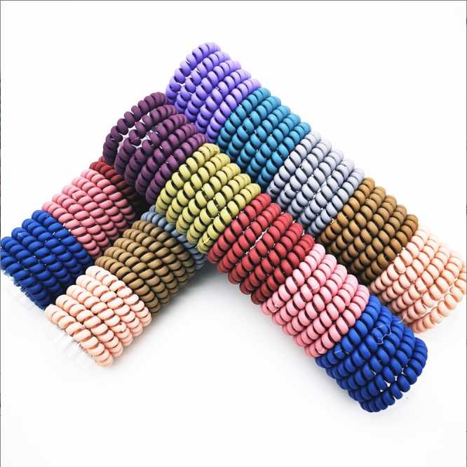 6 Bracelets Spirale TPU Extensibles Multicolores - Porte-clés, Poignet, Accessoire Fun