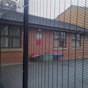 Pannelli di recinzione in rete metallica saldata 358 Metalx, facili da montare, resistenti alla corrosione, verniciati a polvere, anti-taglio, anti-scalata, <span class=keywords><strong>6</strong></span> piedi, per cantieri edili - Product Image 6