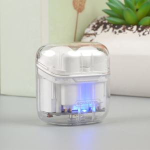 SOMOSTEL-auriculares inalámbricos J12 Edición especial, cascos transparentes con cancelación de ruido y Supergraves - Product Image 3