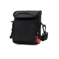 Étui portable pour appareil photo reflex numérique, étui de transport en nylon anti-rayures avec sangle réglable pour appareils photo reflex numériques, objectifs et accessoires