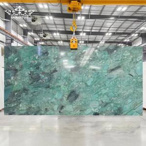 Encimeras de Cuarzo Natural Goldtop Jungle Jewel, Losas Pulimentadas, Encimeras de Baño Modernas y Ecológicas para Cocina de Hotel - Product Image 1