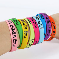 Gummi armbänder Silikon armband geprägt geprägt geprägtes Logo Gummi armband