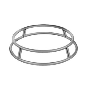 Stainless Steel Pot <b>Rack</b> Double Layer Round <b>Kitchen</b> Storage Organizer For Wok Tableware Heat Insulation Mats - Product Image 4