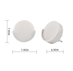 1W tiết kiệm năng lượng hộ gia đình dẫn cảm biến ánh sáng ban đêm Vòng 110V-240V ấm trắng Quy Nạp Plug-in tường ánh sáng ban đêm cho bé trẻ em - Product Image 3