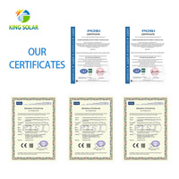 Système de montage solaire au sol KINGSOLAR, conception personnalisée pour différentes conditions de sol, certifié CE ISO, fabricant OEM