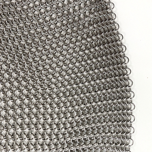 Ortaçağ avrupa tarzı Metal Chainmail bıçak geçirmez giyim yüksek kalite paslanmaz çelik T-shirt zincir posta üst giysi zırh - Product Image 6