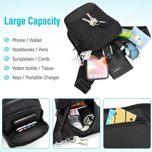 Personalizado deporte al aire libre senderismo pesca ciclismo montar riñonera correr pierna ciclismo accesorios motocicleta bandolera bolsa - Product Image 4