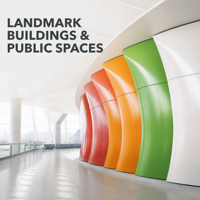 Panneaux de façade en aluminium à double courbure personnalisés, modernes, pour murs-rideaux, revêtement paramétrique de forme libre pour hall d'entrée, aéroport, stade, usine