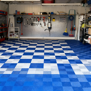 Самые продаваемые модульные напольные покрытия для гаража: дренажные резиновые маты для помещений с системой быстрого монтажа и графическим дизайном - Product Image 4