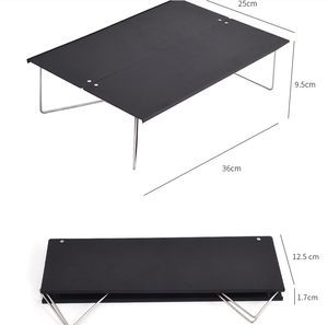 Mesa de Playa Plegable de Aluminio para Barbacoa Pequeña 2024, Mesa Portátil Mini para Acampar al Aire Libre - Product Image 4