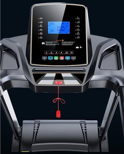 Tapis Roulant Elettrico Pieghevole Portatile con Schermo LED, Monitoraggio Wireless, Telaio in Ferro, Inclinazione Automatica - Camminata/Corrida/Jogging - Product Image 4