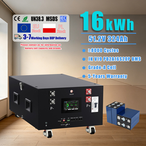 EU Magazyn w Polsce <b>48V</b> 280Ah Lifepo4 <b>Battery</b> 51.2V 314Ah 324Ah Lithium Ion <b>Battery</b> Pack with JK V19 BMS for Home Energy Storage - Product Image 1