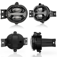LOYO Wasserdichte Zweifarbige LED-Nebelscheinwerfer DRL für Dodge Ram 1500 2011-2014 NEU Weißes Licht + Goldenes Licht Tagfahrlicht Nebelscheinwerfer