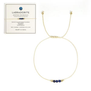 2024 Dainty 3mm Faceted Healing Crystal Delicate Skinny <strong>Beaded</strong> String <strong>Bracelet</strong> Minimalist Tiny Gemstone Inspire Card <strong>Bracelet</strong> - Product Image 6