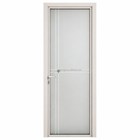 Puertas de Baño de Aluminio Personalizadas de Alta Calidad - Diseño Moderno Minimalista Impermeable para Uso en Hoteles y Villas, Tamaño 1970*770, Garantía de 4 Años