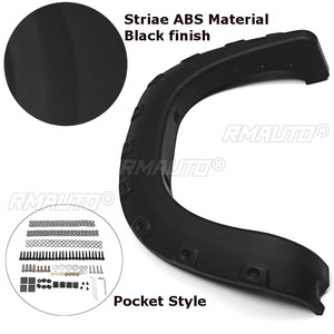 6pcs/set <b>ABS</b> for Pocket Style Striae for Fender Flares for Toyota Tacoma 2012-2015 - Product Image 4