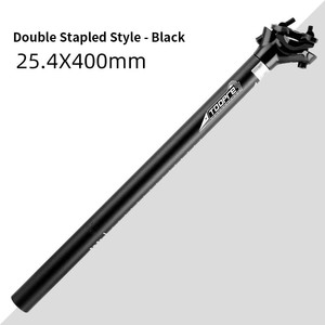 <span class=keywords><strong>Tige</strong></span> <span class=keywords><strong>de</strong></span> <span class=keywords><strong>Selle</strong></span> <span class=keywords><strong>VTT</strong></span> à Double Fixation Arrière Décalée 27.2/28.6mm en Alliage d'Aluminium CNC Sablée Noir Sable Haute Résistance Fine - Product Image 6